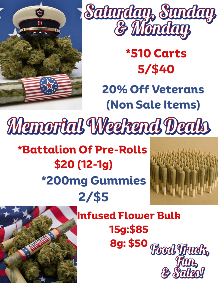memorial day sale | Sunset Coast Cannabis